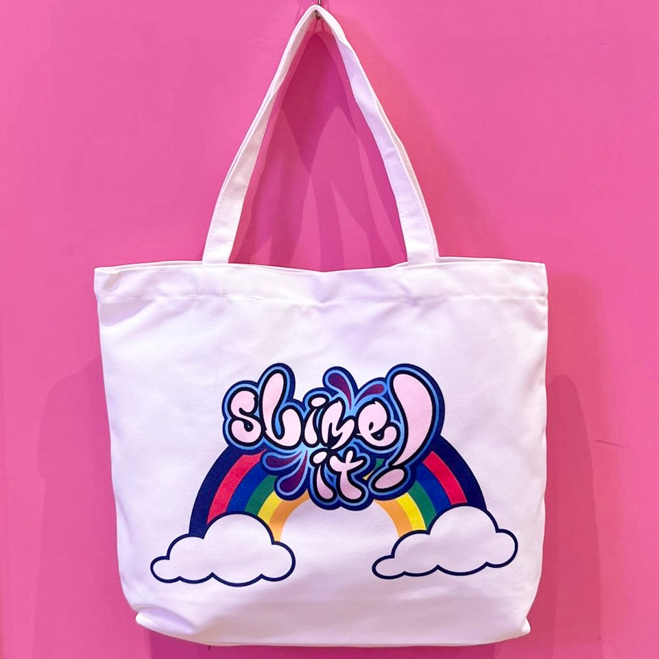 
            
                Load image into Gallery viewer, Slime it! Tote bag
            
        